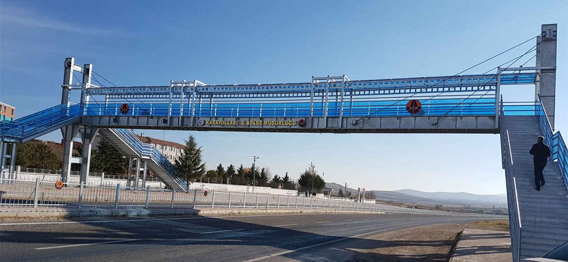 Trafik Can Ve Mal Güv.Sağlanması Amacıyla Karayolları 3.Böl.Müd.Sınırları İçerisinde 3 Adet Yaya Üst Geçit Yap.İşi